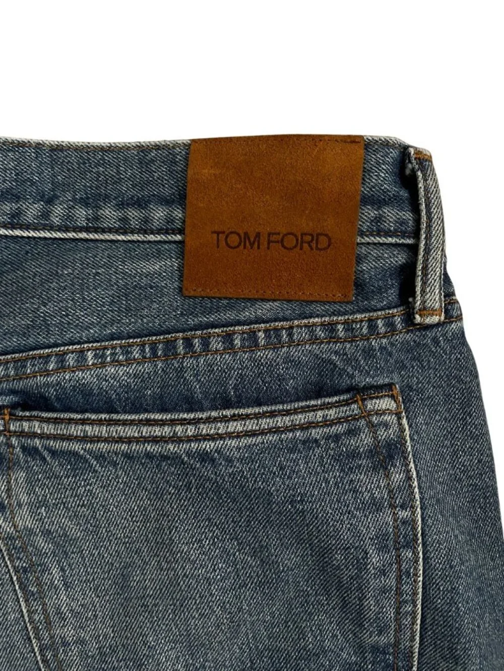 Tom Ford Men's Standard Fit Straight Selvedge Demin Jeans Sz 36 Made in USA